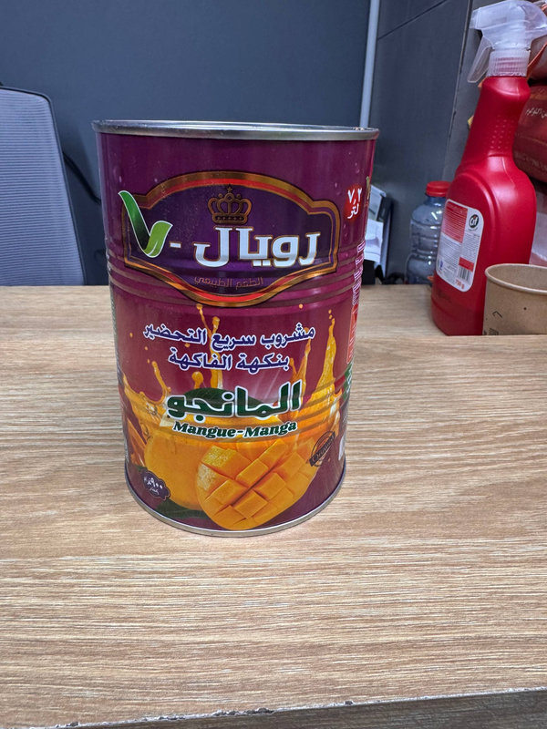 پودر شربت رویال اماراتی حجم 900 گرم طعم انبه