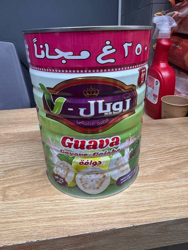 پودر شربت رویال طعم زیتون گواوا  وزن ۲۷۵۰ گرم
