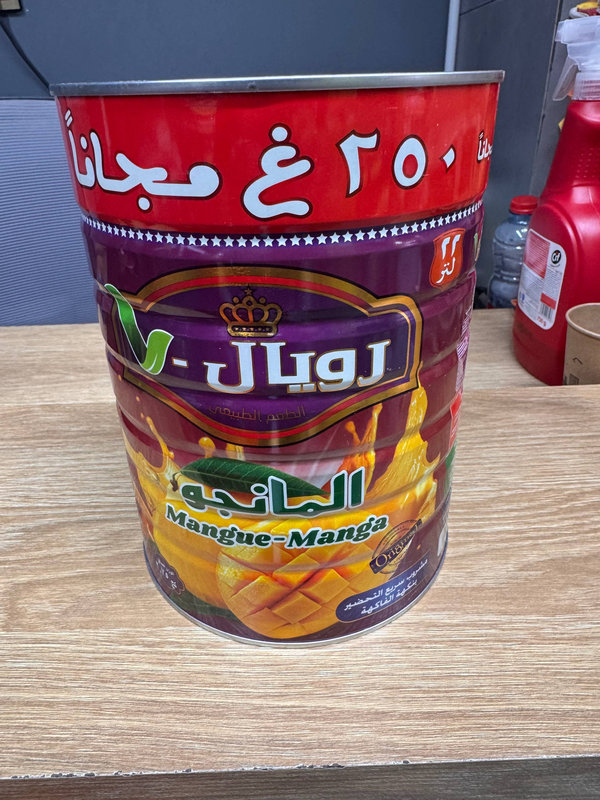 پودر شربت رویال طعم انبه وزن ۲۷۵۰ گرم