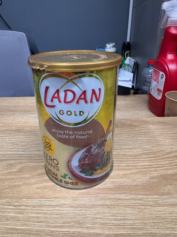 روغن لادن طلایی  جامد