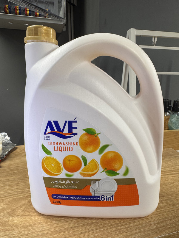 مایع ظرفشویی 1*6 با رایحه پرتغال3750 گرم اوه